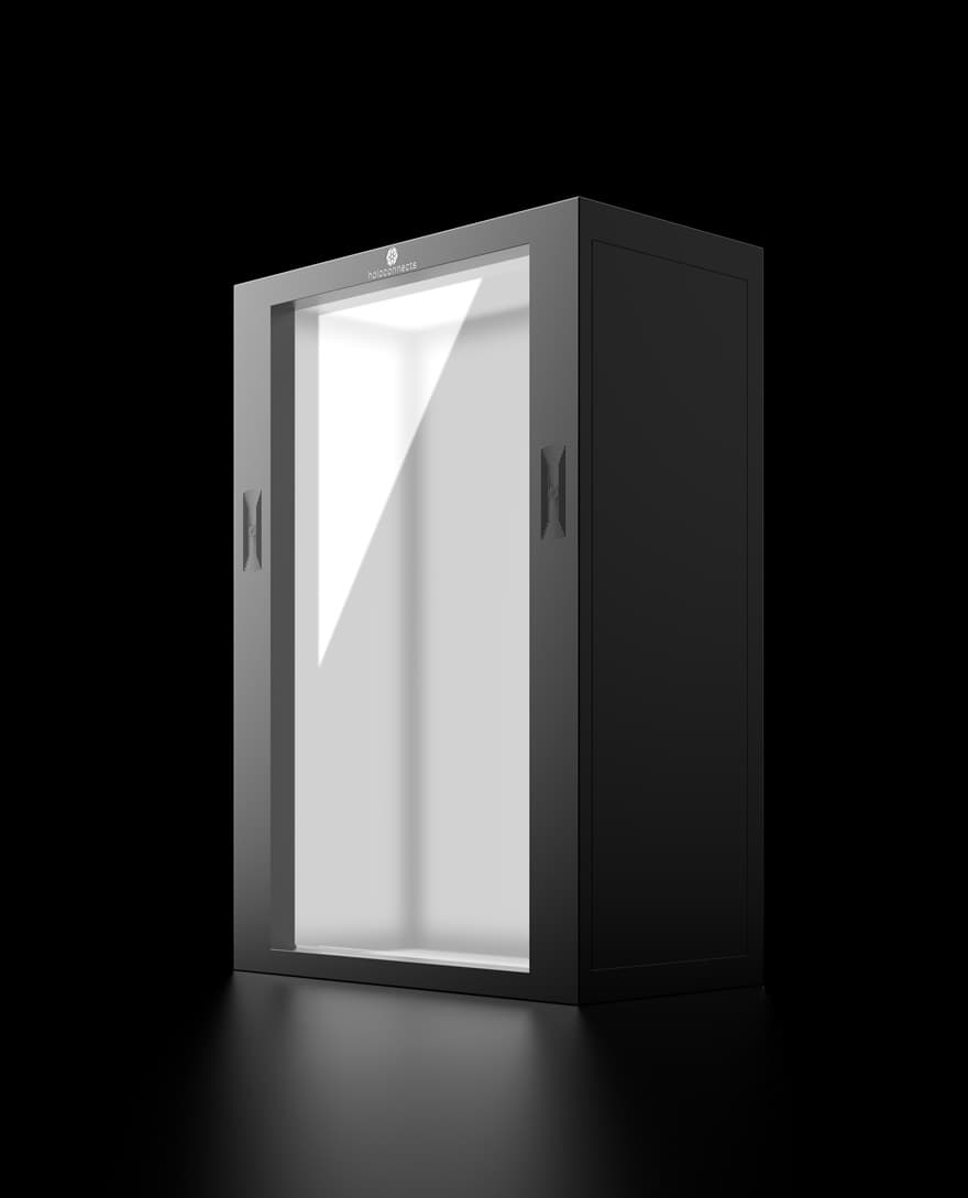 The Holobox, a life size holographic display.