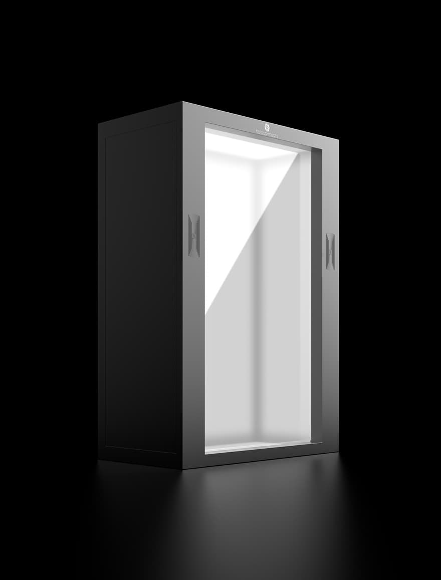 De Holobox, een levensgroot holografisch display.