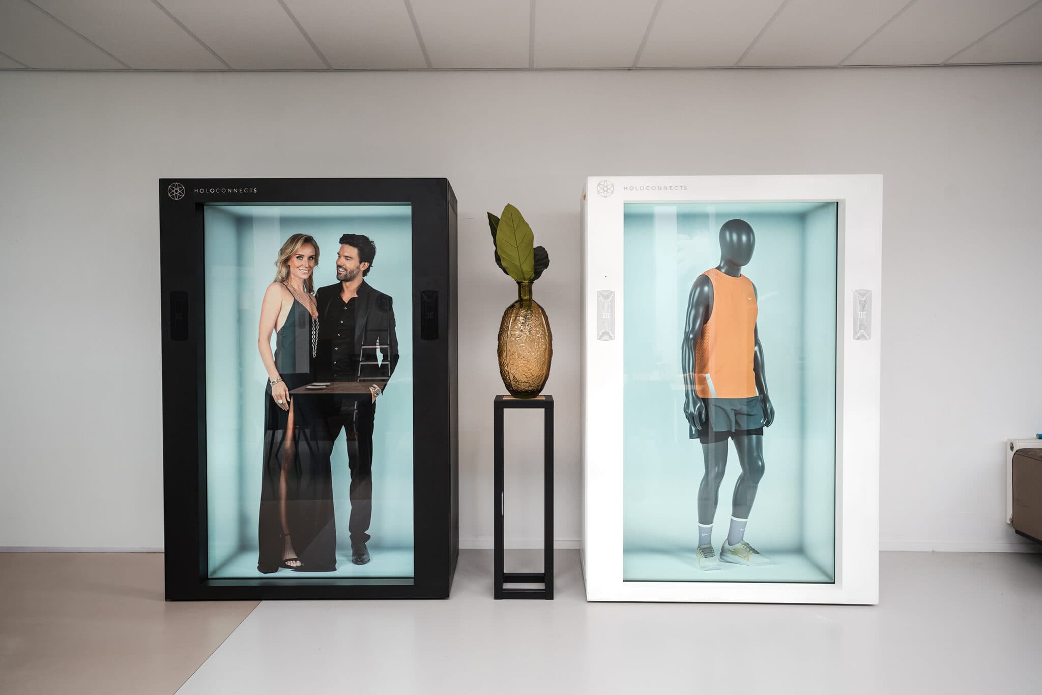 Een exclusieve Holoconnects distributeur op locatie.