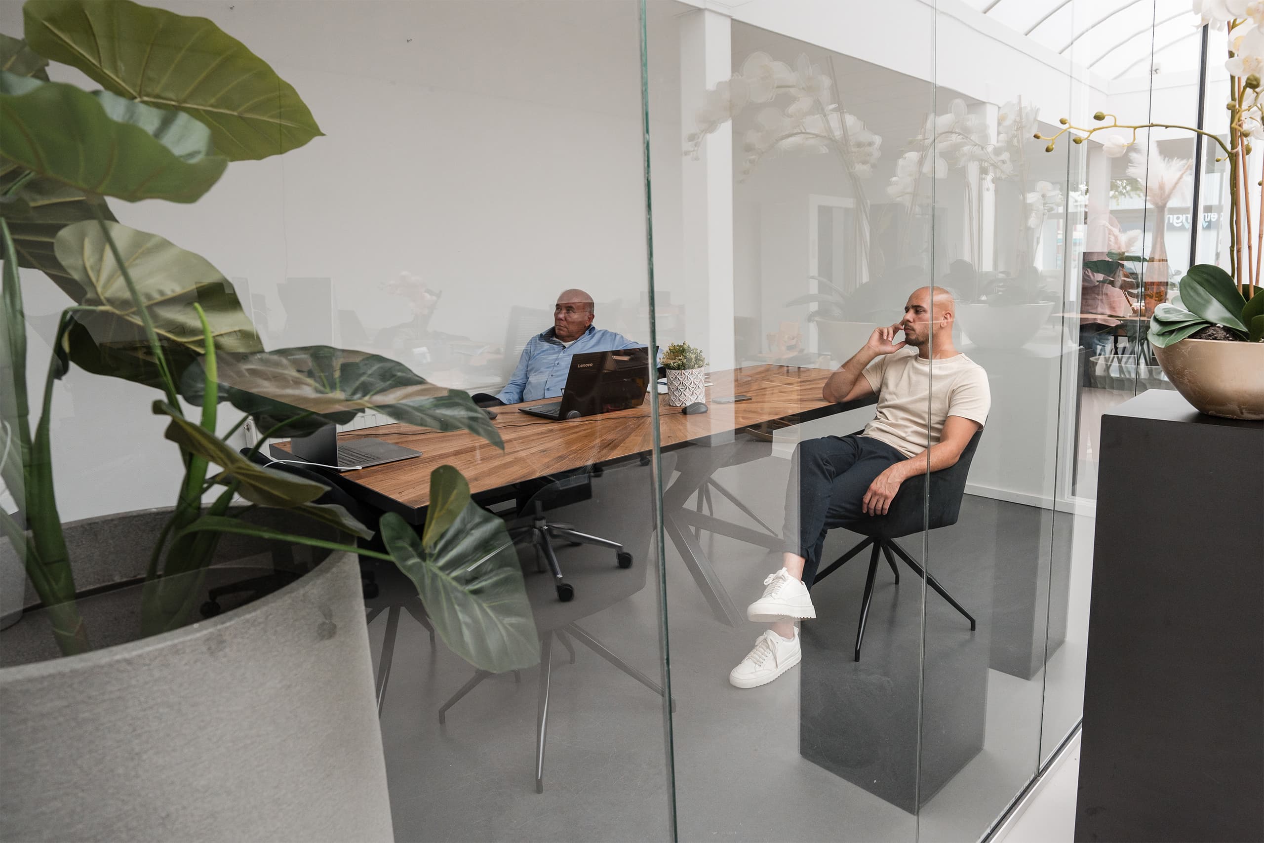 Het Holoconnects-team aan het werk in Culemborg.